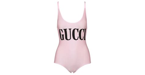 maillot de bain gucci rose|Gucci .